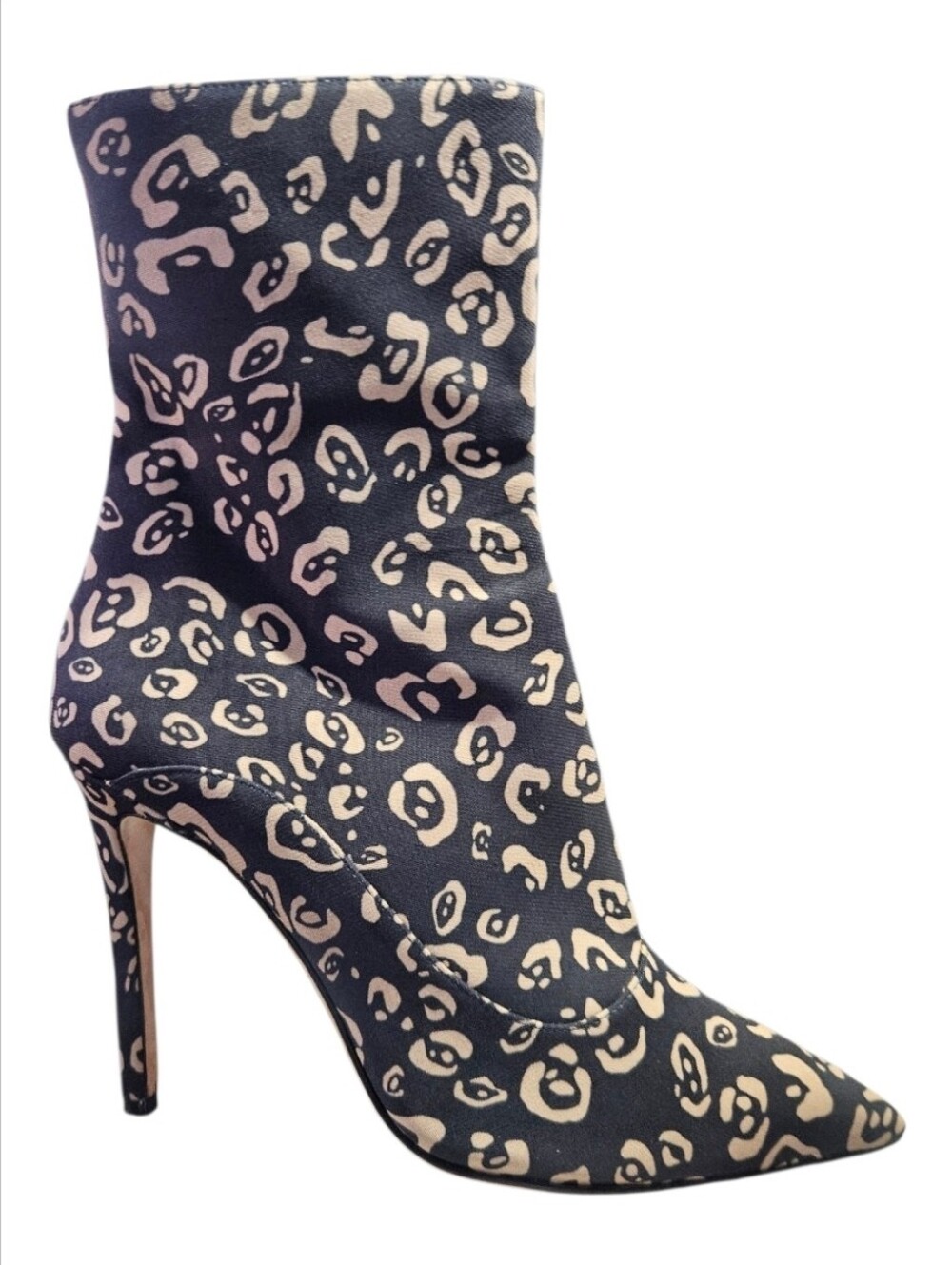 ALTUZARRA | Leopard Print Pointed Toe Ankle Boots EU 37.5 US 7.5